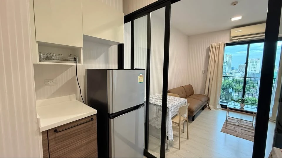 Newly Renovated 1-BR Condo for Rent - 14th Floor, Just 150m to MRT Rama 9 | ✨ Condolette Midst Rama 9