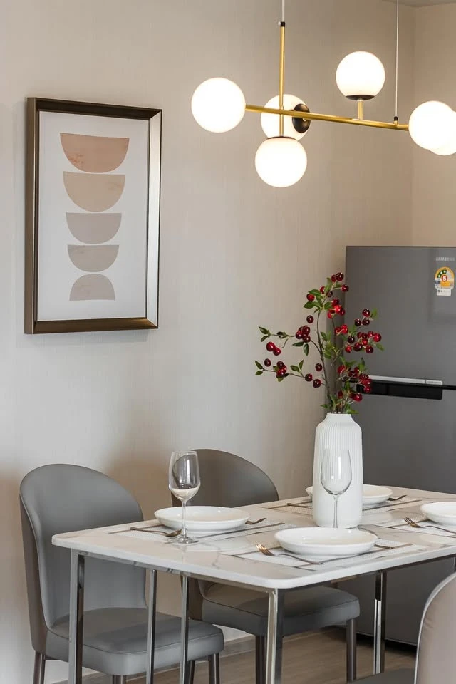Luxury condo for rent, The Parkland Phetkasem 56, corner room, private, decorated in modern luxury, hurry and reserve now.