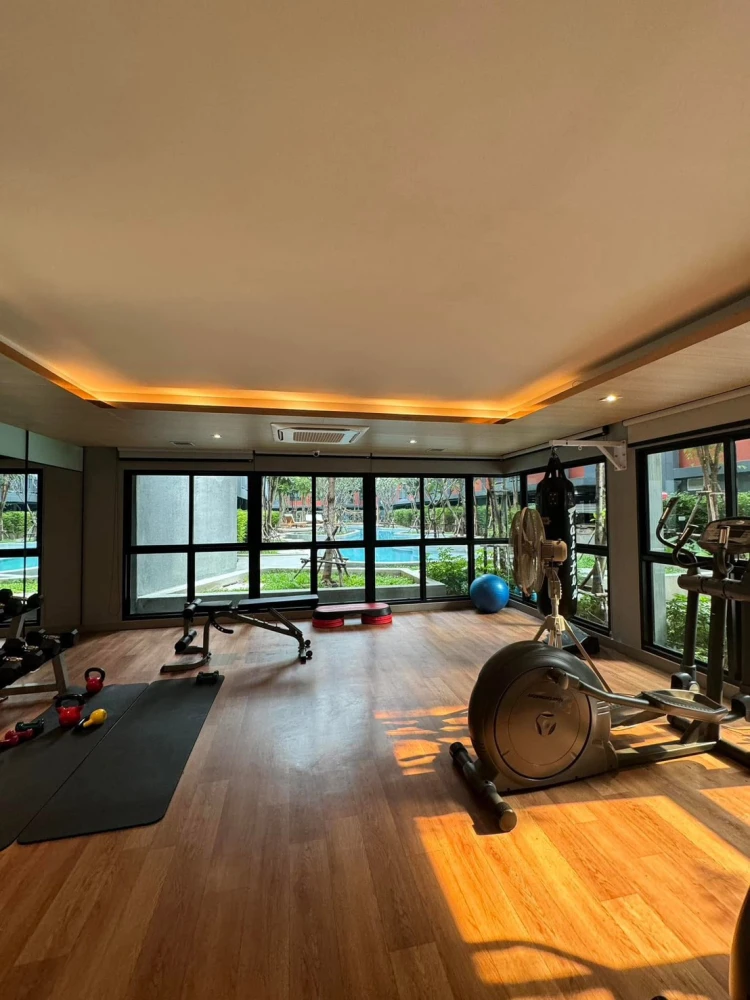 Condo for rent: Monte Rama 9, beautiful room, fully furnished + electrical appliances Comes at a great price If interested, you need to reserve quickl
