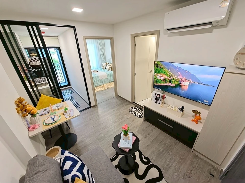 Brand-New 1-BR Extra Condo for Rent - Tower D, 7th Floor with Stunning Pool View Near TU Rangsit | ✨ Kave Wonderland
