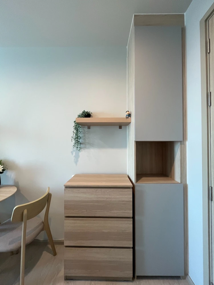 For rent immediately! Noble NUE Mega Plus Bangna, 34th floor. Unobstructed view of Mega Bangna, morning sun, good ventilation. Everything you need is