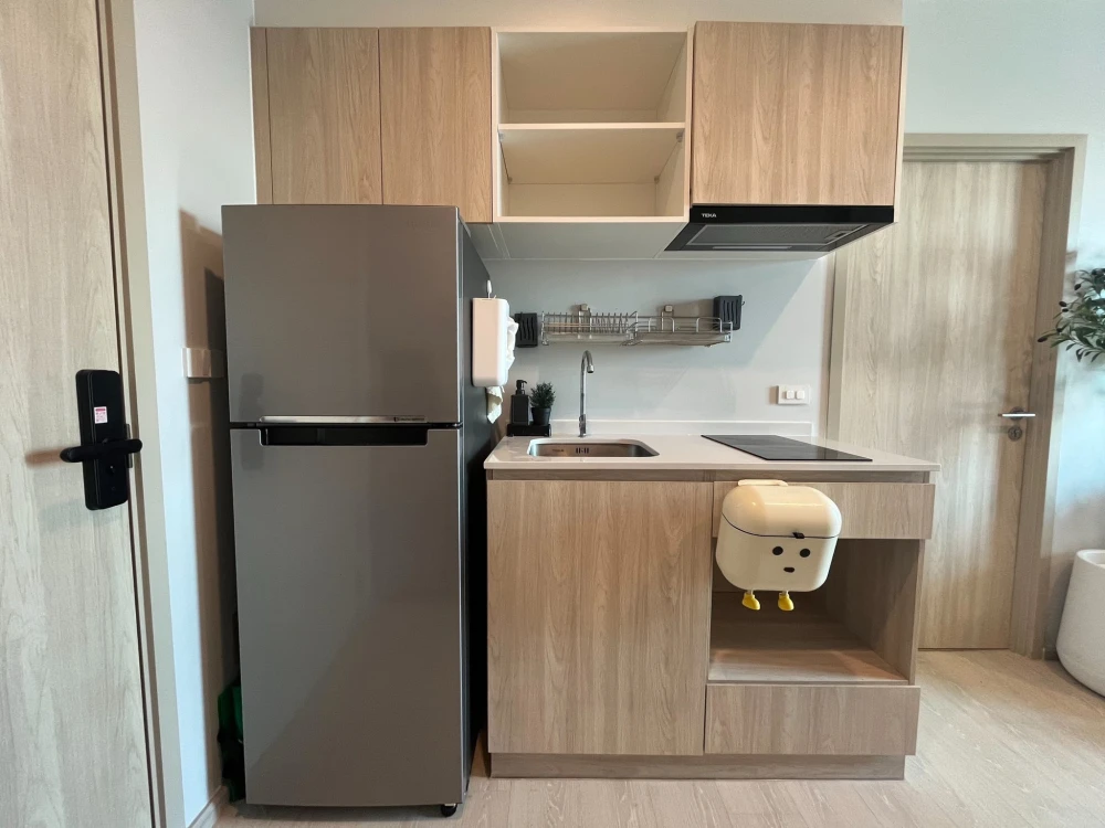 For rent immediately! Noble NUE Mega Plus Bangna, 34th floor. Unobstructed view of Mega Bangna, morning sun, good ventilation. Everything you need is