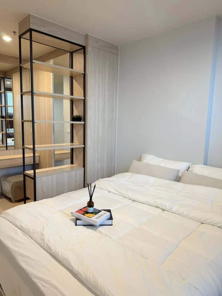 For rent immediately! Noble NUE Mega Plus Bangna, 34th floor. Unobstructed view of Mega Bangna, morning sun, good ventilation. Everything you need is