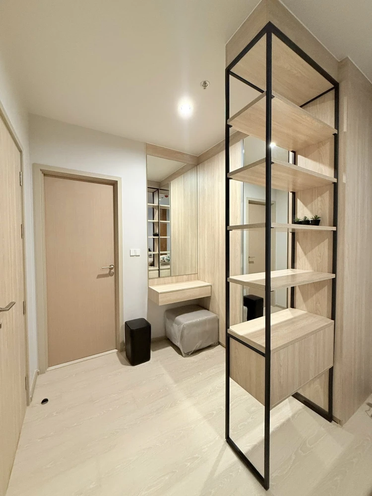 For rent immediately! Noble NUE Mega Plus Bangna, 34th floor. Unobstructed view of Mega Bangna, morning sun, good ventilation. Everything you need is