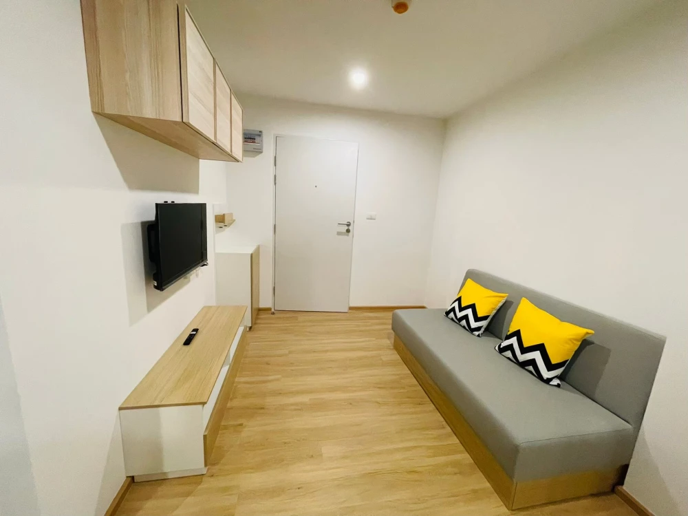 Condo for rent at Sena Kith Chalong Krung-Lat Krabang. Ready to move in, fully furnished with appliances. Just bring your suitcase!