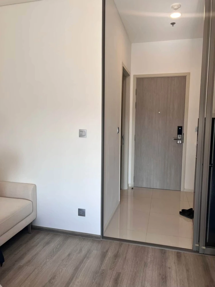 For rent, Miti Chiva Kaset Station Condo, nice room, 19th floor, good view, good price Don't wait, book now.