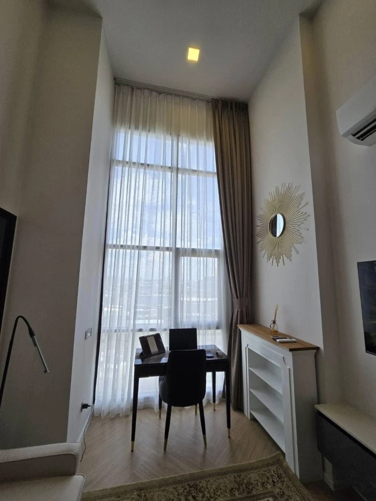 Duplex room for rent, river view, Modiz Collection Bangpho, ready to move in, complete facilities, book now