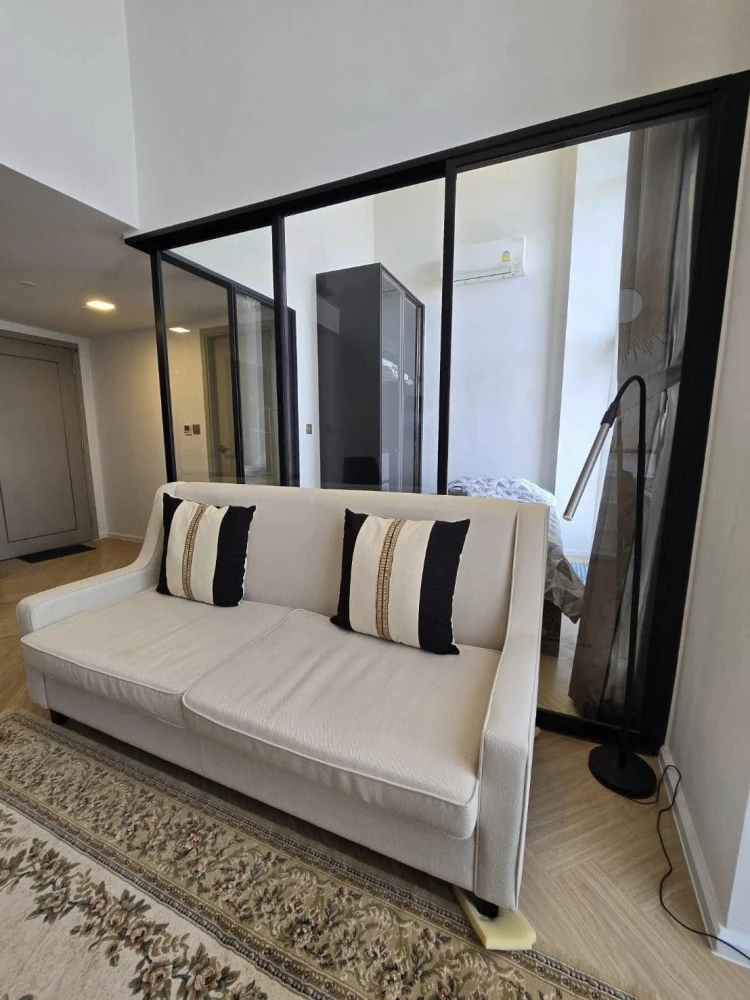 Duplex room for rent, river view, Modiz Collection Bangpho, ready to move in, complete facilities, book now