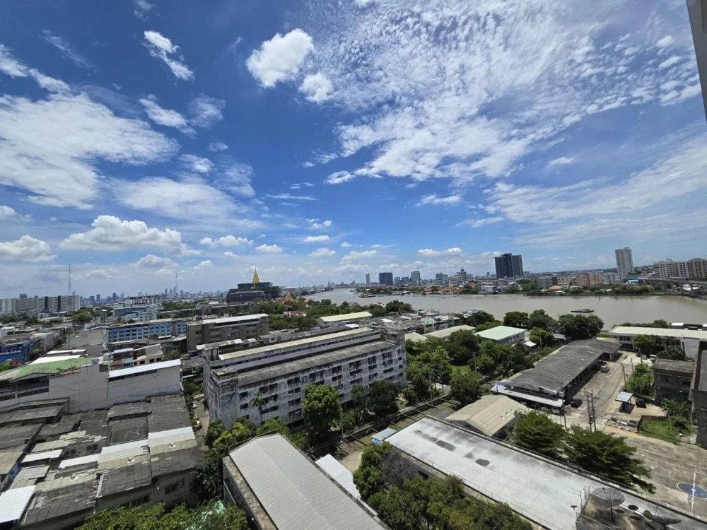 Duplex room for rent, river view, Modiz Collection Bangpho, ready to move in, complete facilities, book now