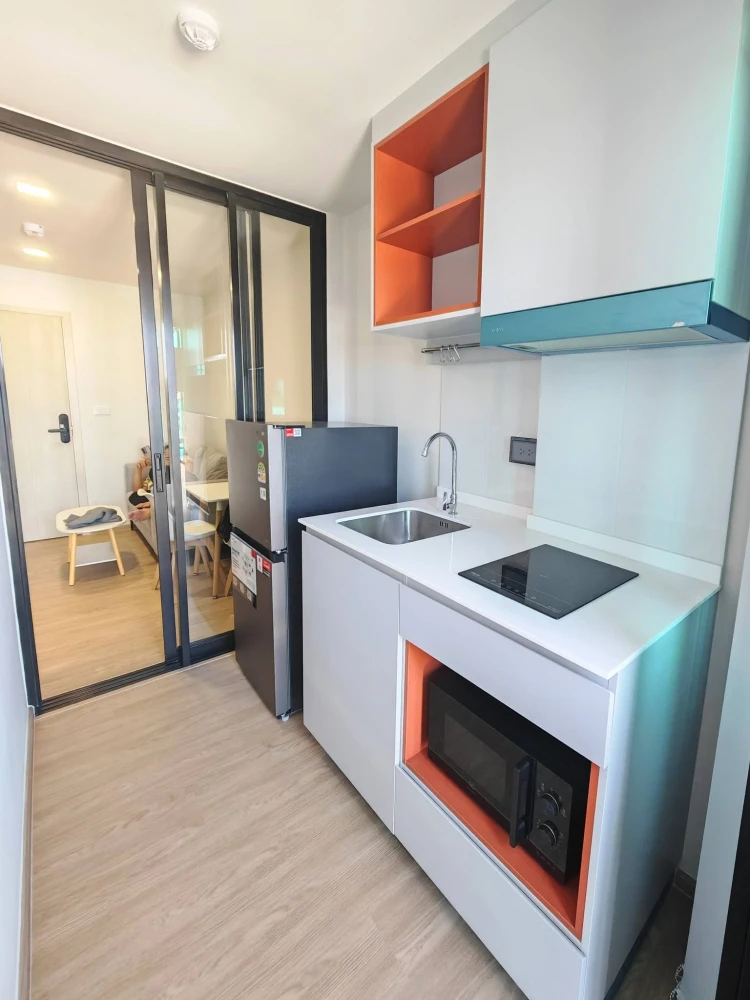 Condo for rent at Kave Luminous, Bang Mod, 7th floor. Beautiful, unobstructed view. High floor, breezy all day. Just bring your clothes and move in!