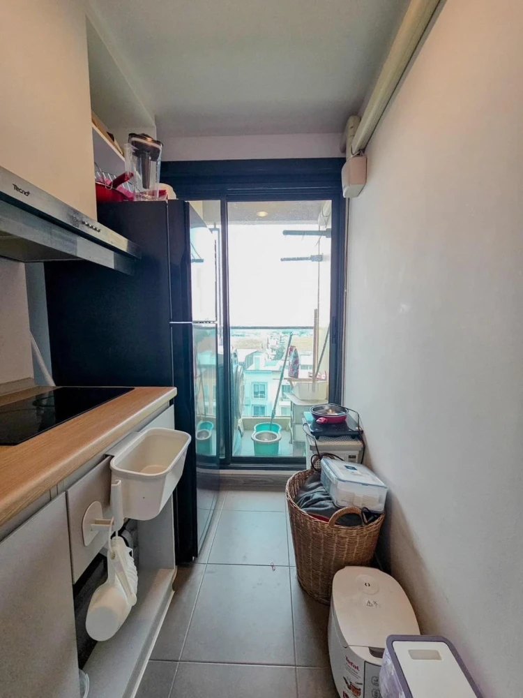 For rent, Polis Condo Suk Sawat 64, ready to move in, very spacious, comfortable to live in. You must not miss it.