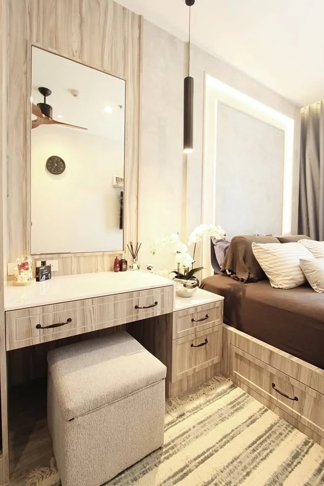 Condo for rent at Ideo Mobi Sukhumvit 66. Nicely decorated with high-quality built-in furniture. Amazing price! Book now, don't miss out!
