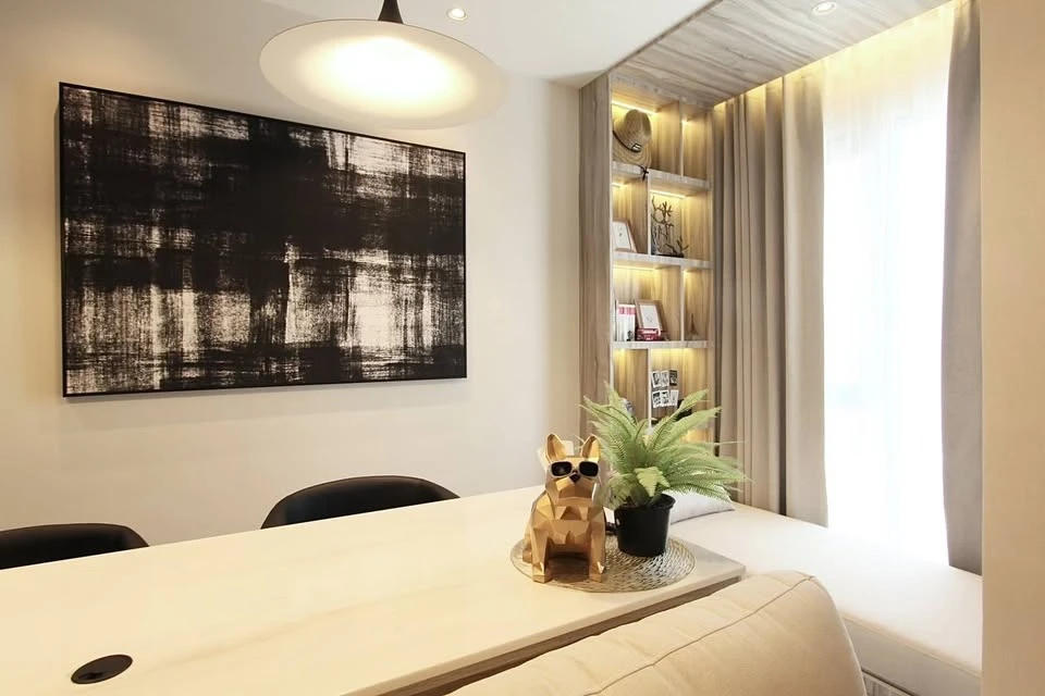 Condo for rent at Ideo Mobi Sukhumvit 66. Nicely decorated with high-quality built-in furniture. Amazing price! Book now, don't miss out!