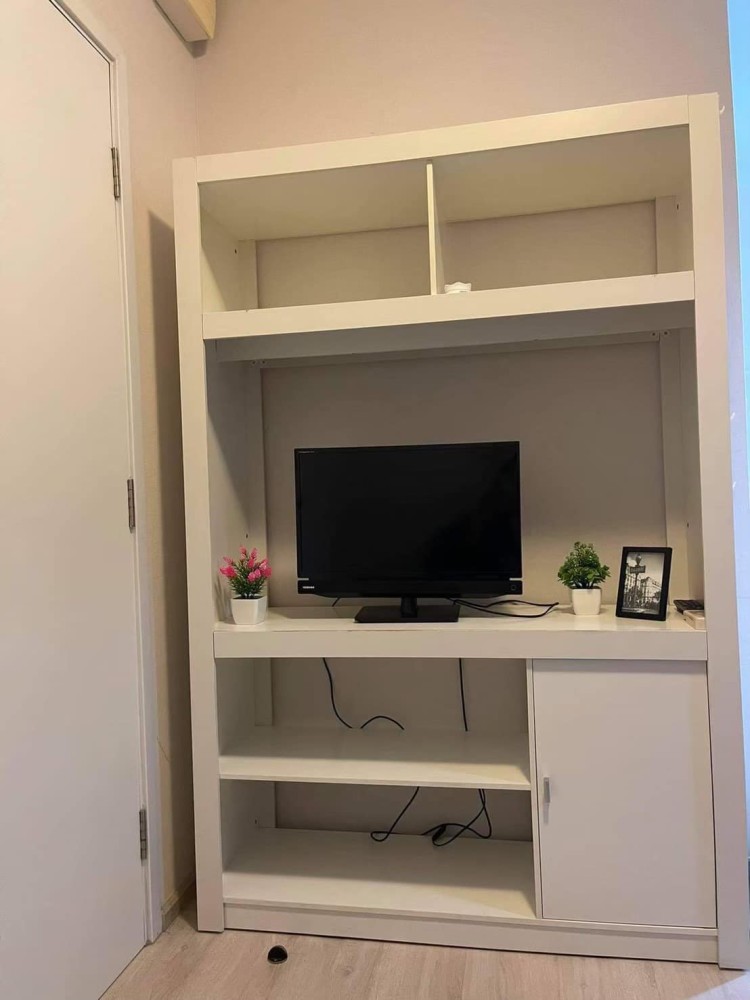 Condo for sale, Plum Condo Park Rangsit Phase 2, 7th floor, corner room, complete with furniture and appliances, great value