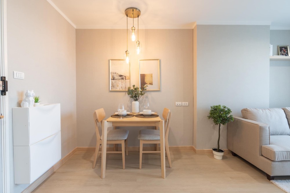 Sell Lumpini Park Rama 9 - Ratchada, beautiful decorated room. Appliances ready, 14th floor, high view, book now.