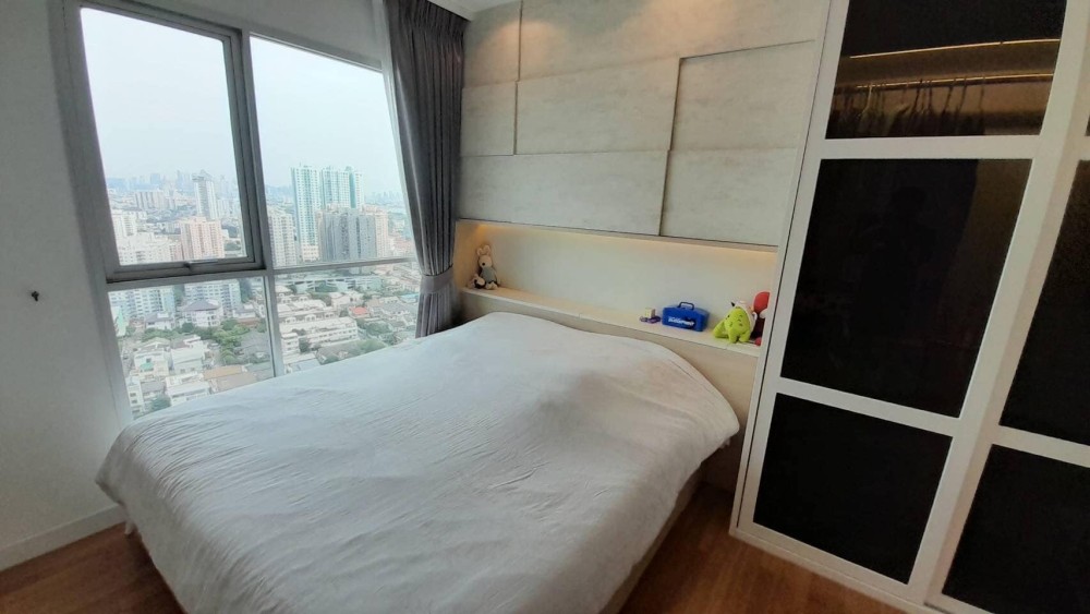 Condo for sale, rent, Lumpini Place Ratchada-Sathu, high floor, loft style, beautiful Bangkok view, fully furnished