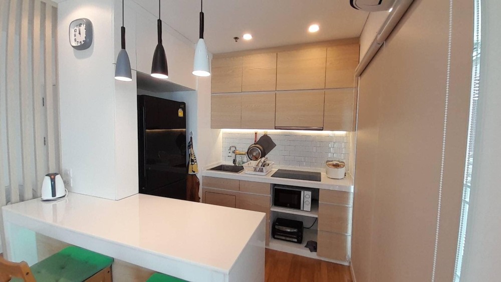 Condo for sale, rent, Lumpini Place Ratchada-Sathu, high floor, loft style, beautiful Bangkok view, fully furnished
