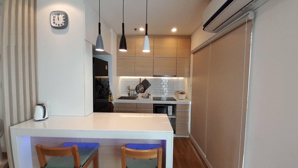 Condo for sale, rent, Lumpini Place Ratchada-Sathu, high floor, loft style, beautiful Bangkok view, fully furnished