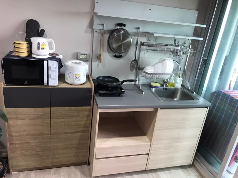 Sell, rent, Plum Condo, Ramkhamhaeng Station, one bag You can enter now. You can't miss it!!