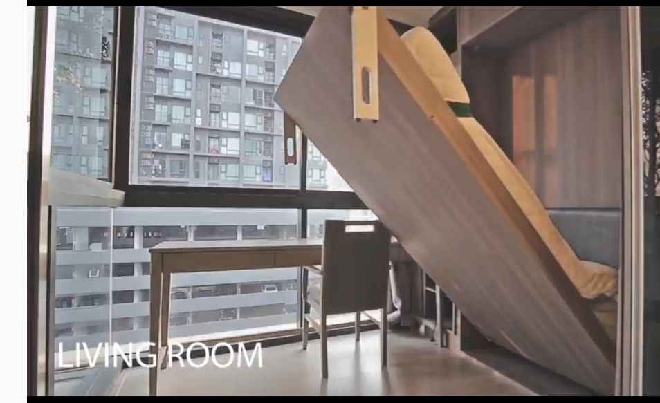 Sell / rent Urbitia Thonglor, partition room Great built-in bed If you don't reserve, you're missing out.