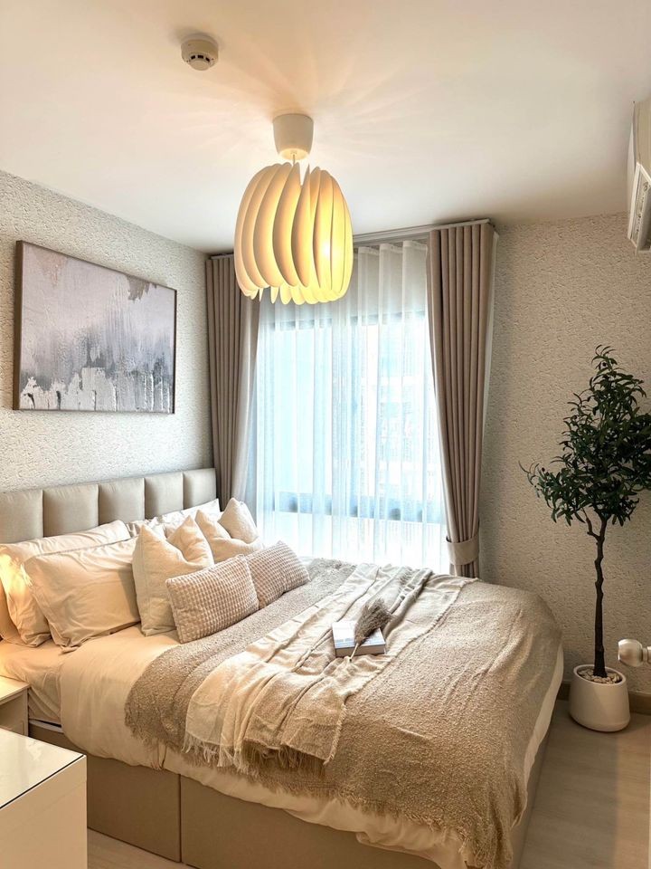 Selling Icon Condo Sukhumvit 105, the most beautiful room for you. plus a comfortable garden view cool breeze all day must be booked