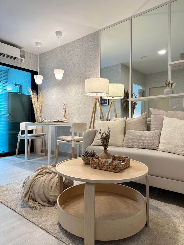 Selling Icon Condo Sukhumvit 105, the most beautiful room for you. plus a comfortable garden view cool breeze all day must be booked