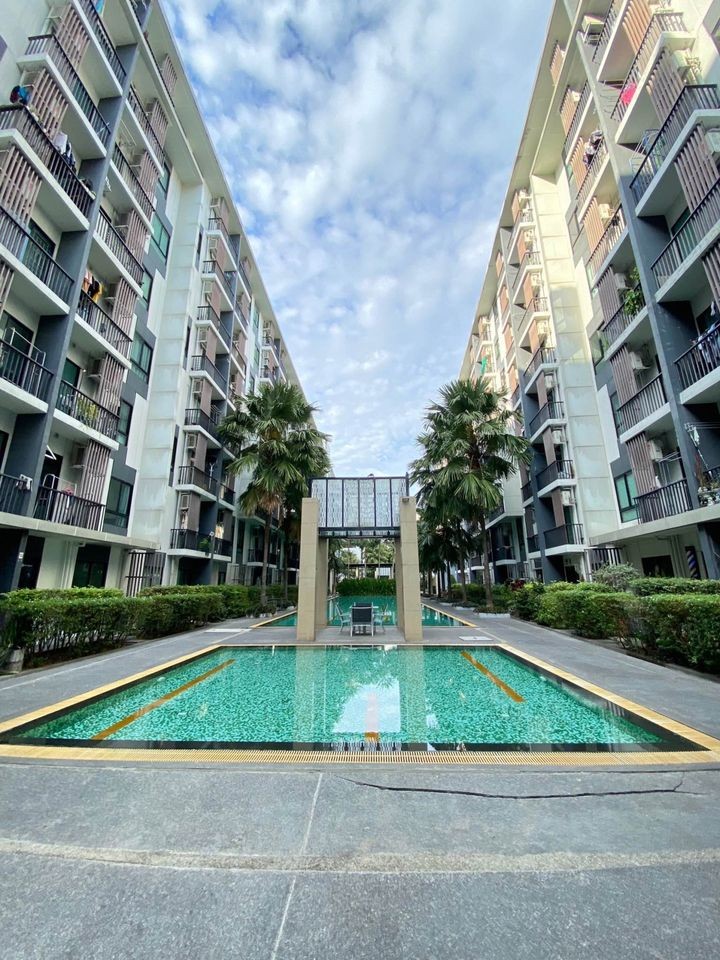 Selling Icon Condo Sukhumvit 105, the most beautiful room for you. plus a comfortable garden view cool breeze all day must be booked