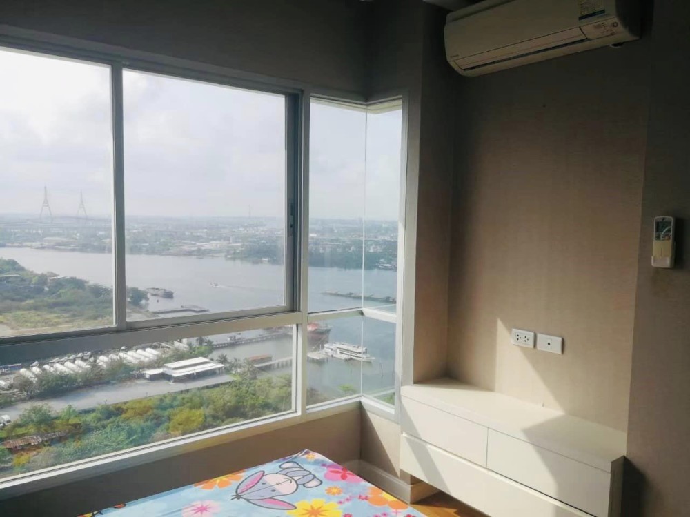 ขายคอนโด Lumpini Park Riverside Rama 3 1 ห้องนอน 1 ห้องน้ำ พร้อมอยู่ วิวแม่น้ำ เครื่องใช้ไฟฟ้าครบ