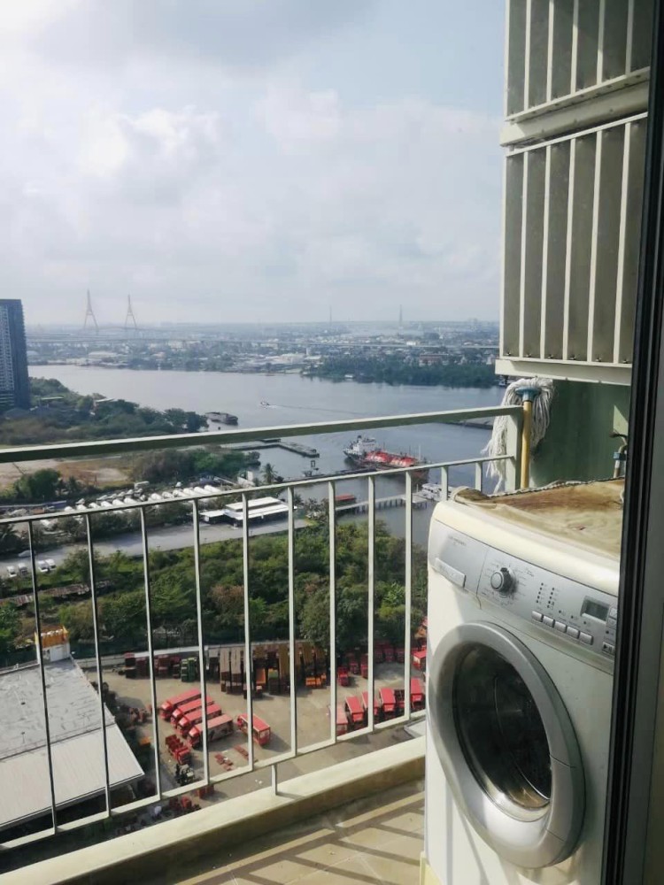 ขายคอนโด Lumpini Park Riverside Rama 3 1 ห้องนอน 1 ห้องน้ำ พร้อมอยู่ วิวแม่น้ำ เครื่องใช้ไฟฟ้าครบ