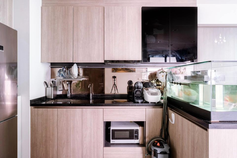 Condo for sale, The Line Wong Sawang, corner room with privacy, magnificent view overlooking the Chao Phraya River, do not miss it.