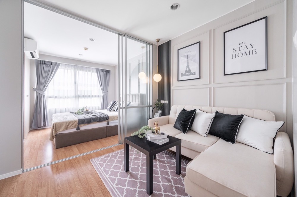 Urgent sale!! Condo Lumpini Ville On Nut 46, 8th floor, Building C2, fully furnished, ready to move in. Hurry up to reserve it!!