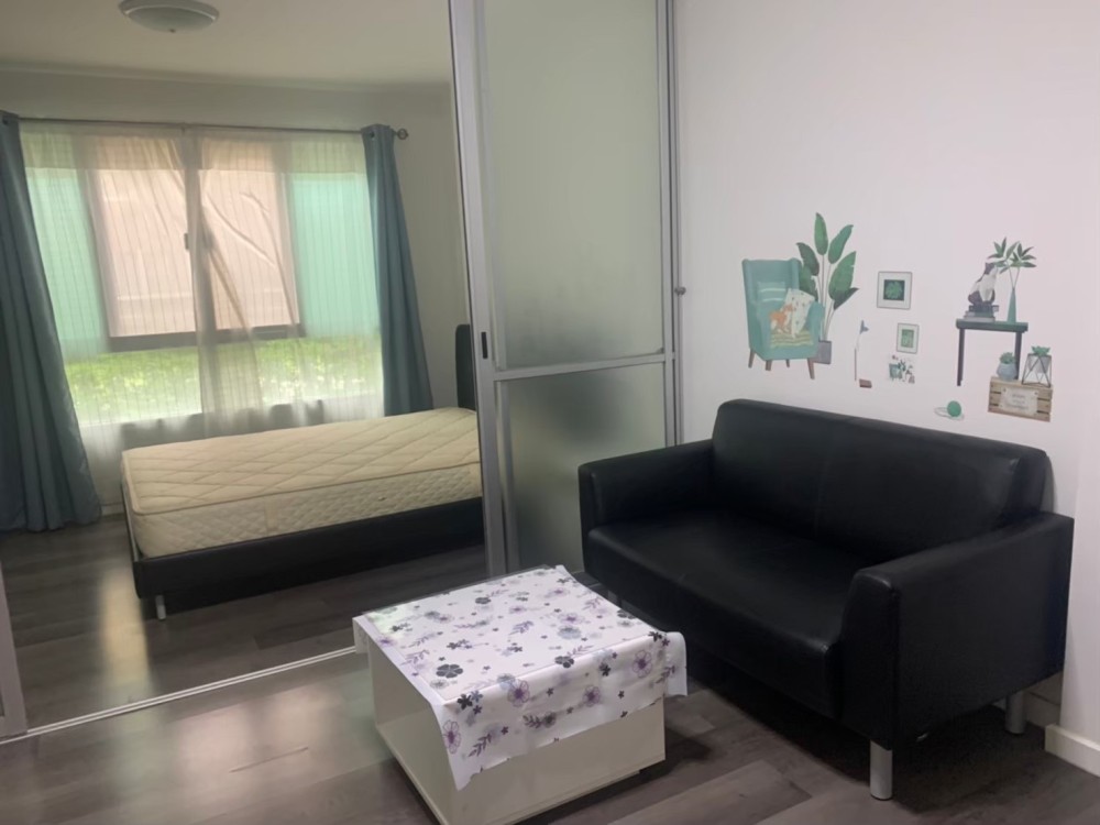 Urgent sale!! D Condo Campus Resort Abac Bangna Abac 1st floor, Building D, ready to move in. Hurry up and book now!!