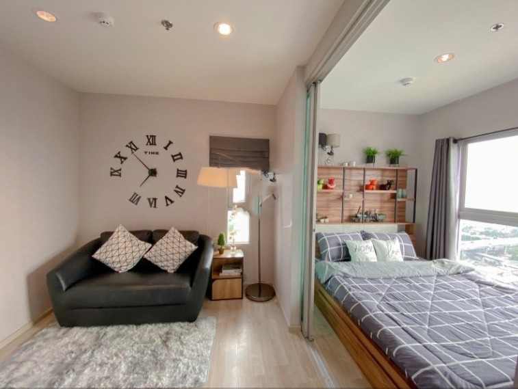 Urgent sale!! Plum Condo Ramkhamhaeng Station, 29th floor, Building A, beautiful room, fully furnished, don't miss it!!