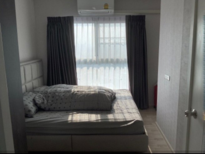 Urgent sale!! Plum Condo Ramkhamhaeng Station, 32nd floor, high floor, beautiful room, fully furnished, don't miss it!!