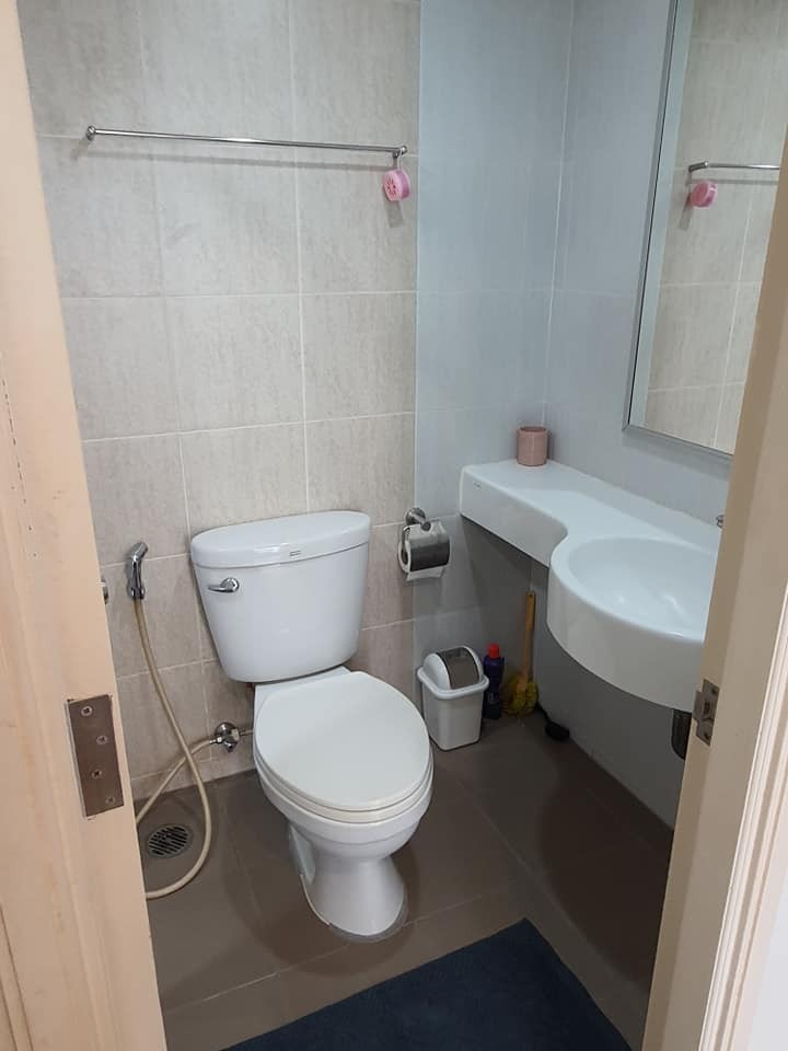 Rent Lumpini Ville Sukhumvit 109, partitioned room Comes with all amenities. Reservation required.