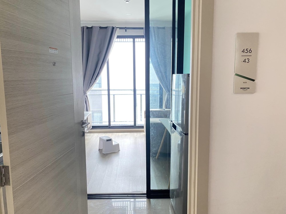 For sale, for rent, Brompton Pet Friendly Sukhumvit 107, clearly divided, full built-in furniture, don't miss it.