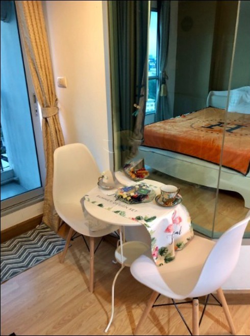 For rent!! Condo The Aspire Rama 4, 17th floor, Building A, fully furnished, ready to move in, don't miss it!!
