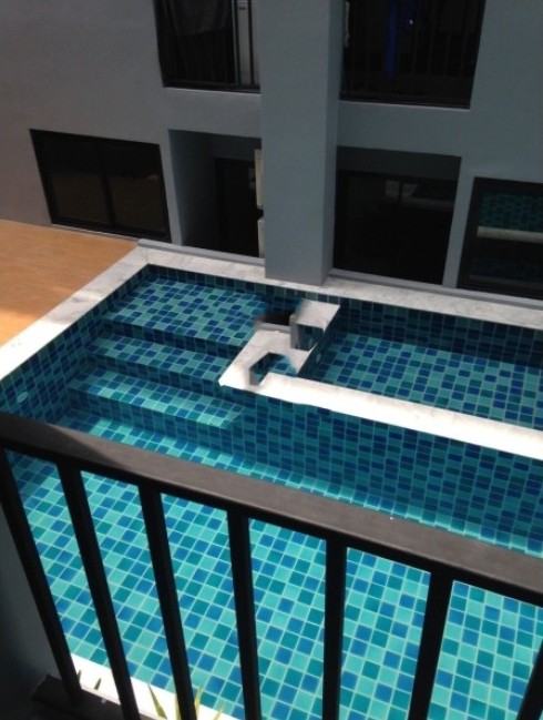 For rent!! Condo B-Loft, Sukhumvit 115, 3rd floor, pool view, fully furnished, ready to move in, don't miss it!!