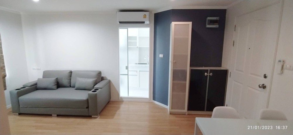 For rent!! Condo Lumpini Ville Lasalle-Bearing, high floor, beautiful view, fully furnished, good location, next to the road, don't miss it!!