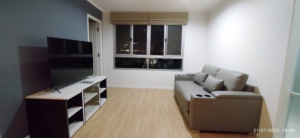 For rent!! Condo Lumpini Ville Lasalle-Bearing, high floor, beautiful view, fully furnished, good location, next to the road, don't miss it!!