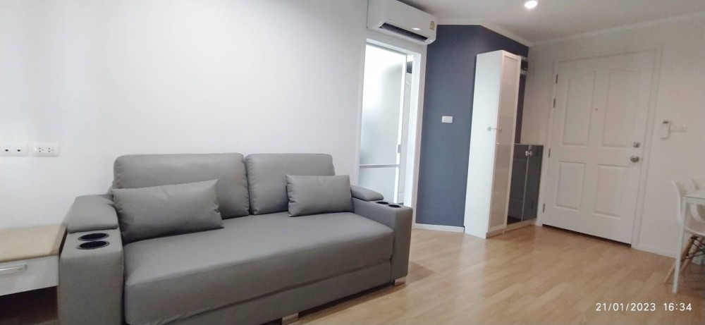 For rent!! Condo Lumpini Ville Lasalle-Bearing, high floor, beautiful view, fully furnished, good location, next to the road, don't miss it!!