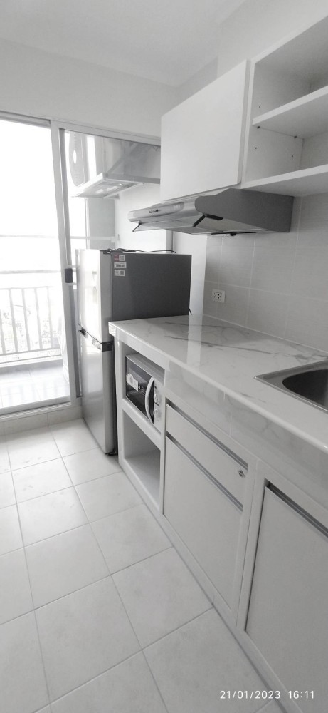 For rent!! Condo Lumpini Ville Lasalle-Bearing, high floor, beautiful view, fully furnished, good location, next to the road, don't miss it!!
