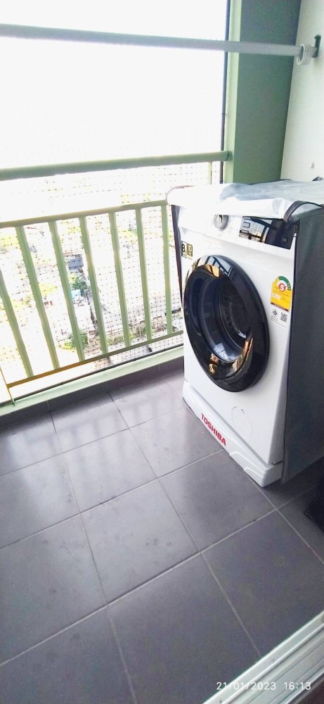 For rent!! Condo Lumpini Ville Lasalle-Bearing, high floor, beautiful view, fully furnished, good location, next to the road, don't miss it!!