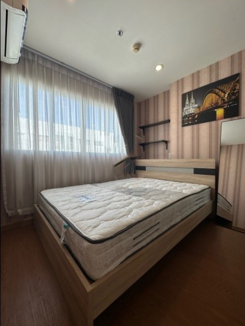 For rent!! Condo Lumpini Mega City Bangna, 27th floor, Building D, beautiful room, fully furnished, ready to move in, don't miss it!!