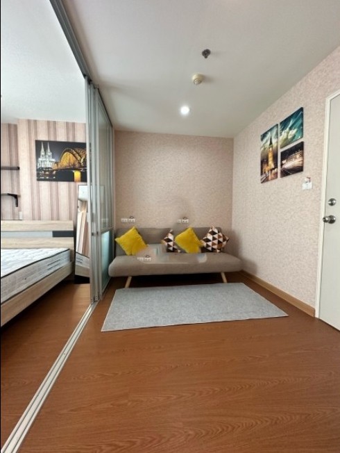 For rent!! Condo Lumpini Mega City Bangna, 27th floor, Building D, beautiful room, fully furnished, ready to move in, don't miss it!!