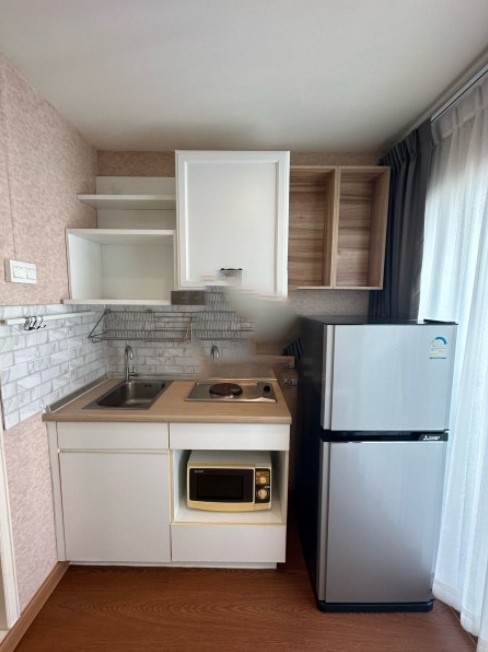 For rent!! Condo Lumpini Mega City Bangna, 27th floor, Building D, beautiful room, fully furnished, ready to move in, don't miss it!!