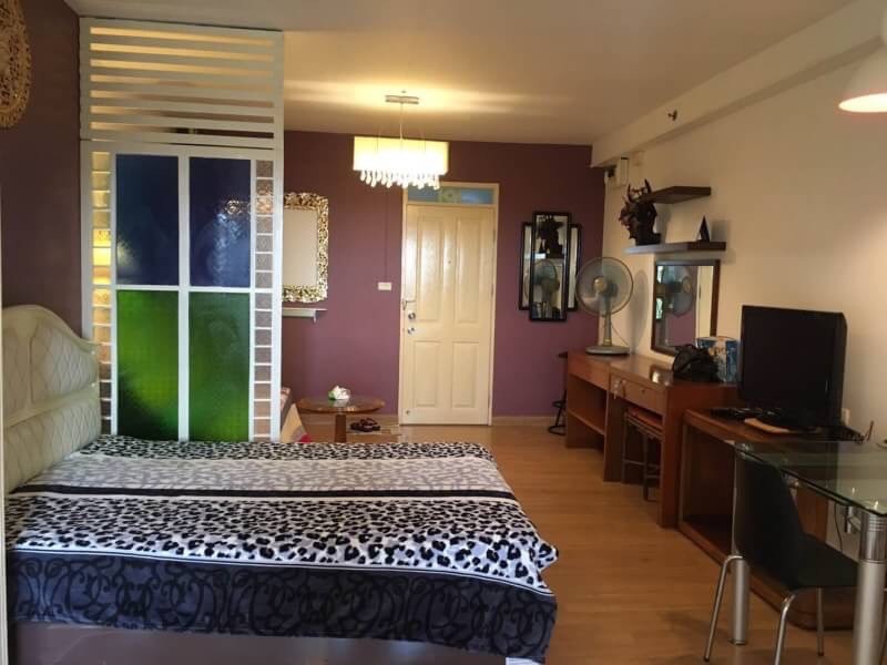 For rent!! Condo Supalai Park Srinakarin, beautiful room, fully furnished, ready to hold the bag, move in immediately, don't miss it!!