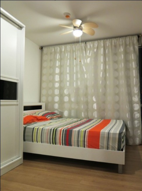 For rent!! Condo The Base Sukhumvit 77, 11th floor, Building B, beautiful room, fully furnished, ready to move in. Don't miss it!!