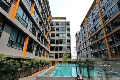 For rent!! The Cube Plus Condo, Minburi, beautiful room, good view, fully furnished, ready to move in, book now!!