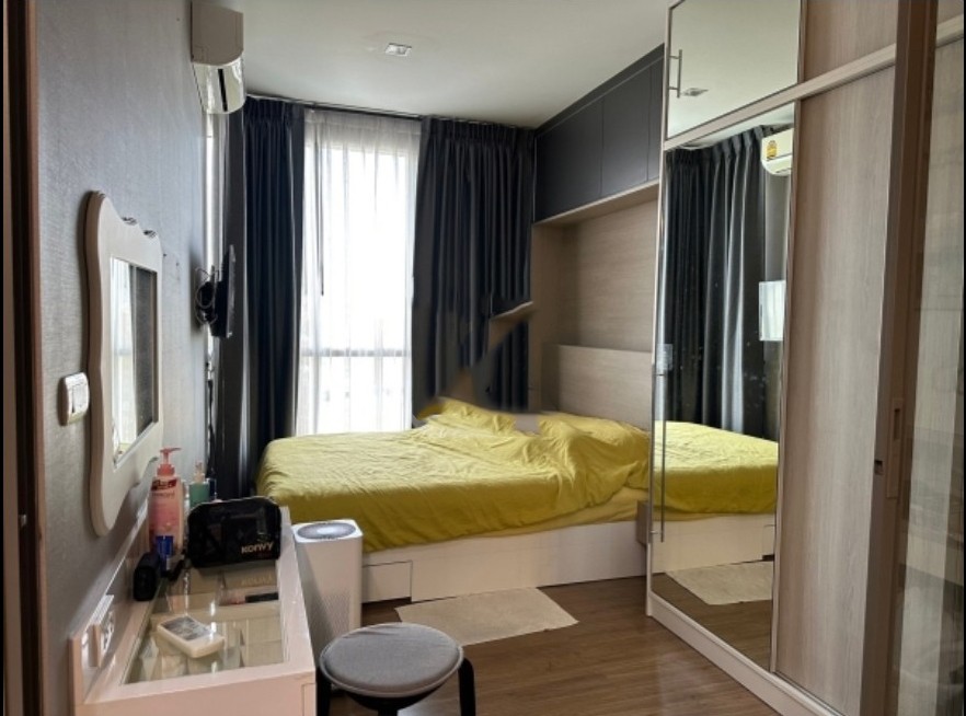 For rent or sale!! Miti Condo Ladprao - Wang Hin, 5th floor, has a garden, beautiful room, fully furnished, ready to move in. Don't miss it!!